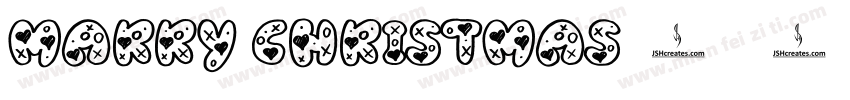 Marry Christmas字体转换
